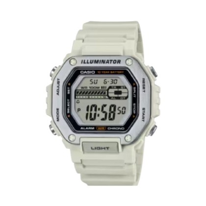 Casio General MWD-110H-8AV Grey Resin Band Men Watch